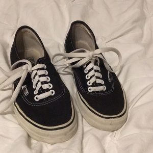 Authentic Black Vans